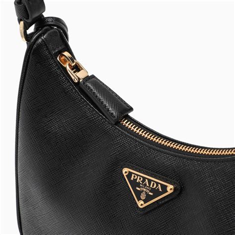 prada sac epaule|Sac Porté éPaule En Cuir Noir .